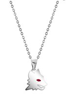 Collar Lowell Mujer A.S. Roma in Acero B-RC003DAS - B-RC003DAS